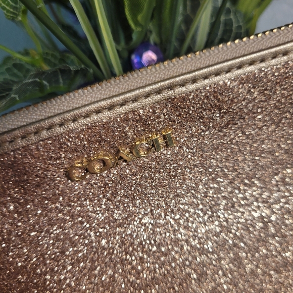 Coach  Glitter Zippy Wristlet - Picture 3 of 8